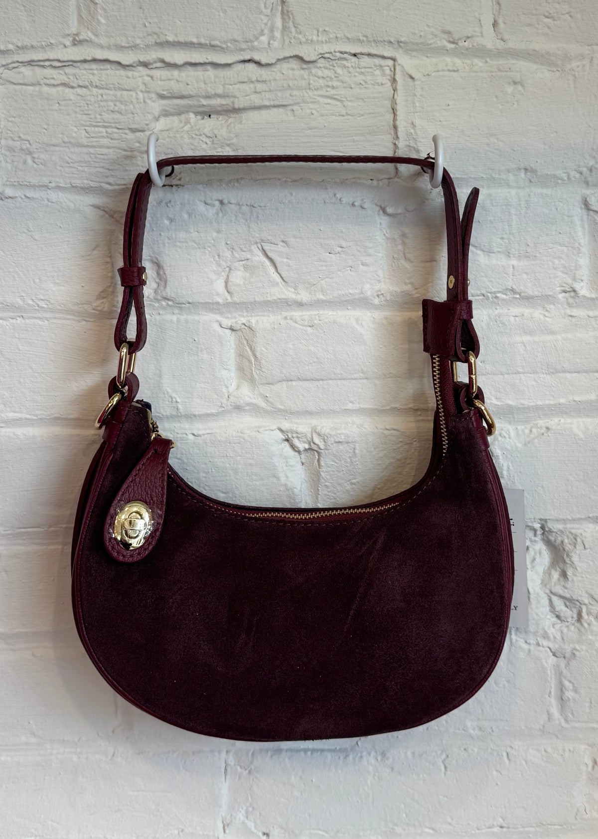 Crescent Moon Leather Bag