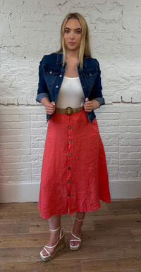 Nova Linen Skirt