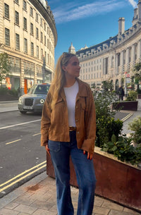 Appliqué Floral Denim Jacket