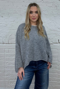 The Teagan Oversized Hi Lo Sweater