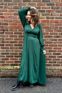 Juliette Lace Panel Maxi Dress