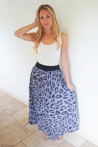 Cheetah Print Skirt