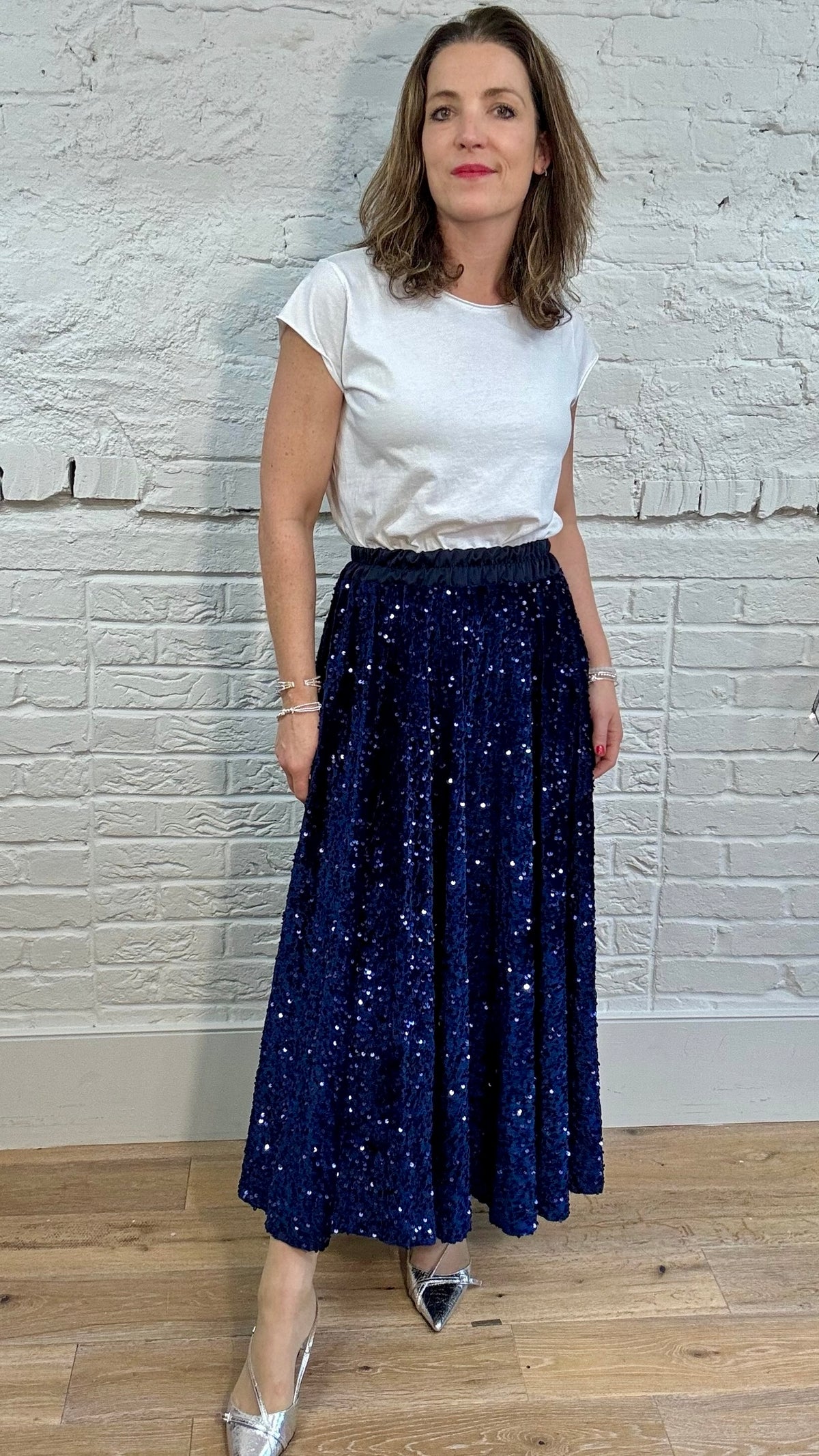 Full Sequin Skirt
