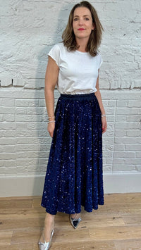 Full Sequin Skirt