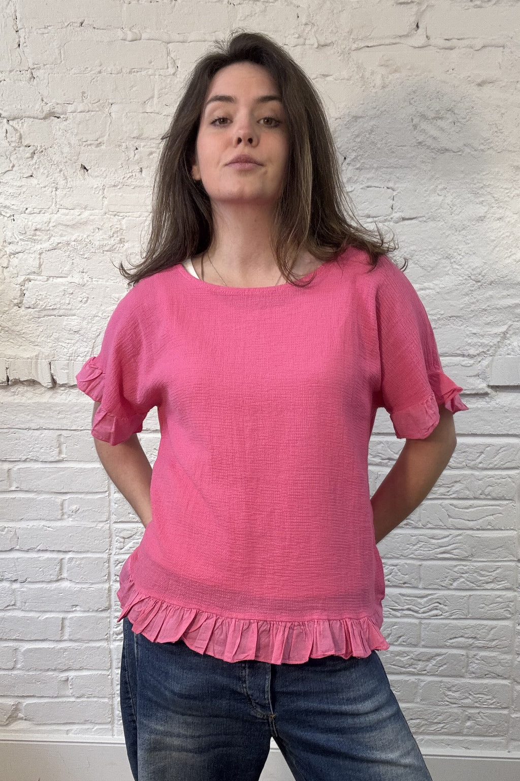 The Bryony Frill Top