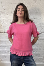 The Bryony Frill Top