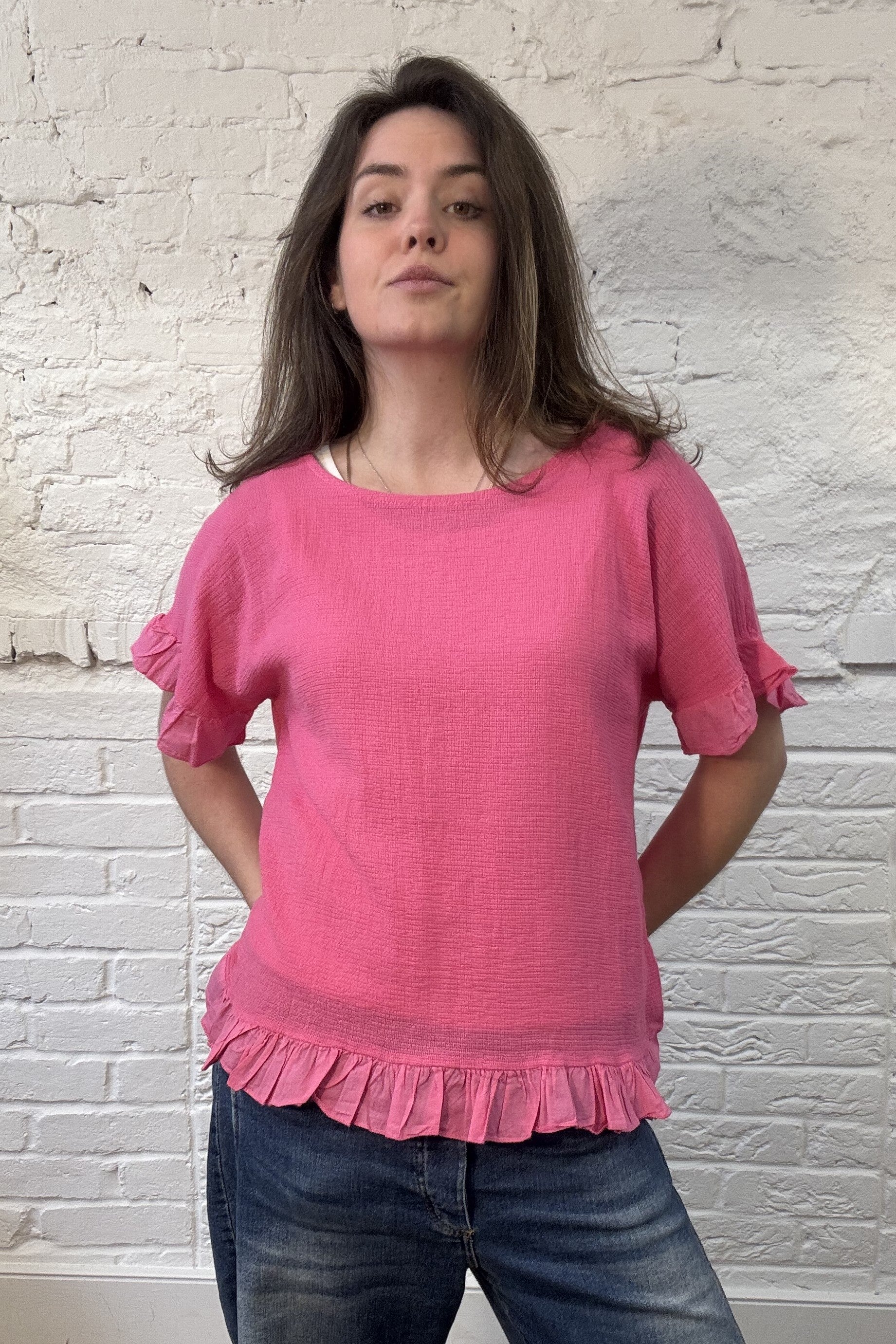 The Bryony Frill Top