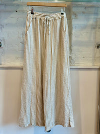 Striped Wide Leg Trousers