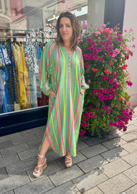 Bohemian Stripe Kaftan