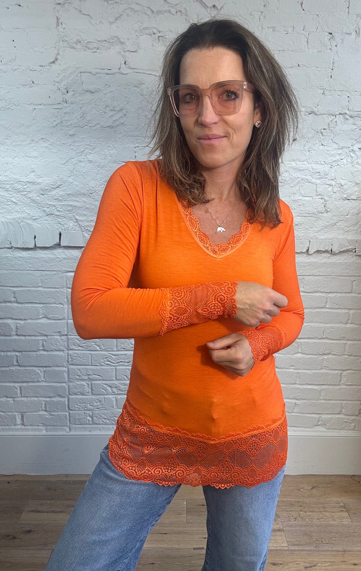 Laced & Lovely Layering Top