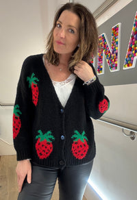 Strawberry Detail Cardigan