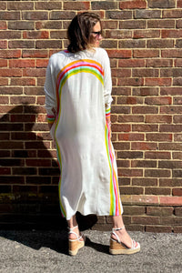 Rainbow Stripe Caftan