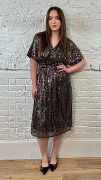 The Audra Midi Sequin Dress