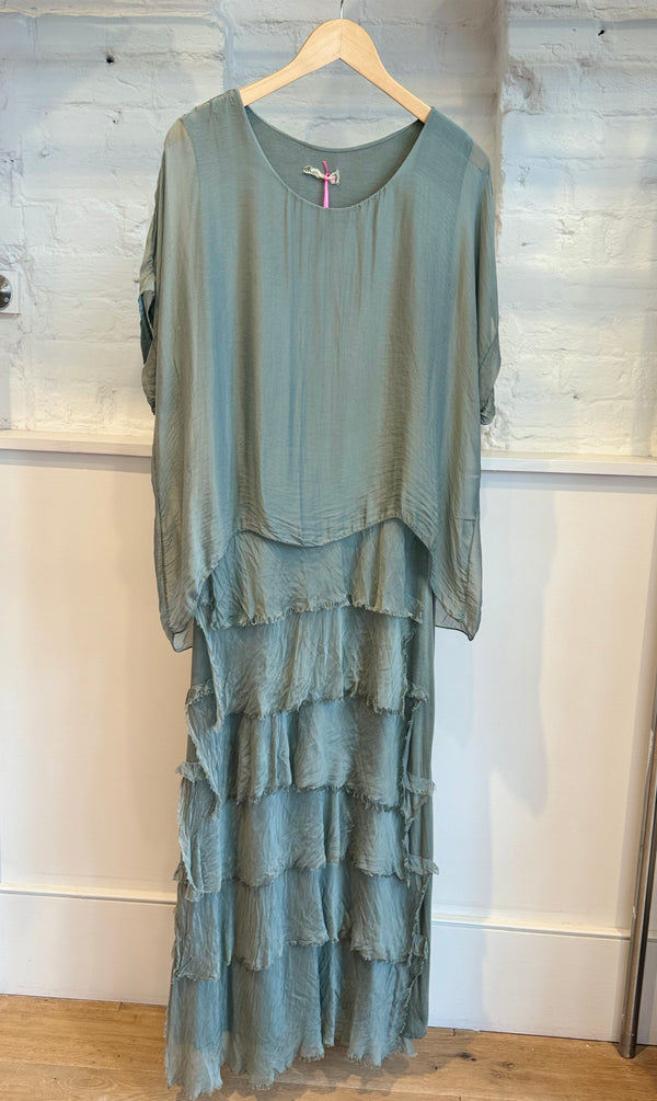 Silk Overlay Dress