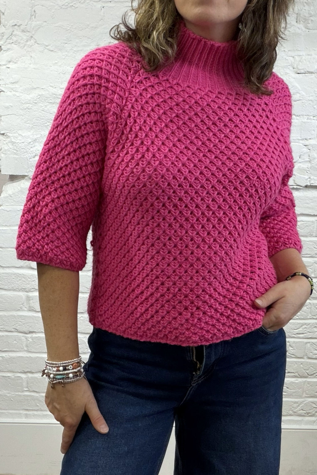 The Natalia Waffle Jumper