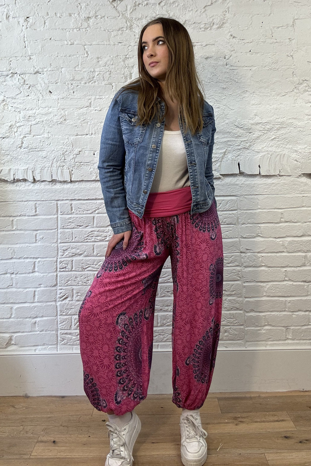 Haremshose mit Mandala-Muster