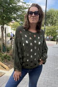 Grazia Open Knit Jumper