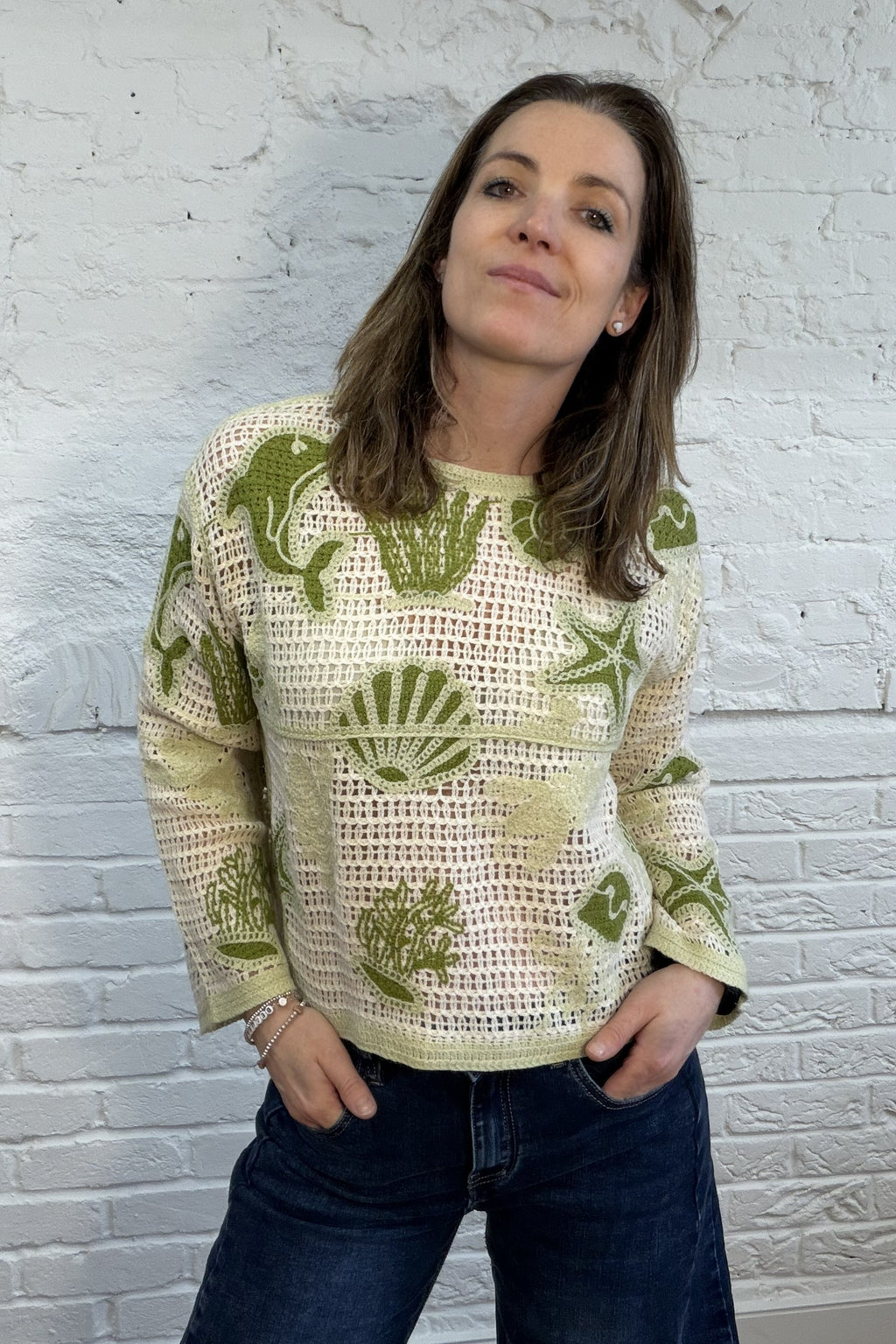 Marina Crochet Jumper