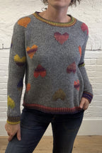 Caterina Heart Knit Jumper