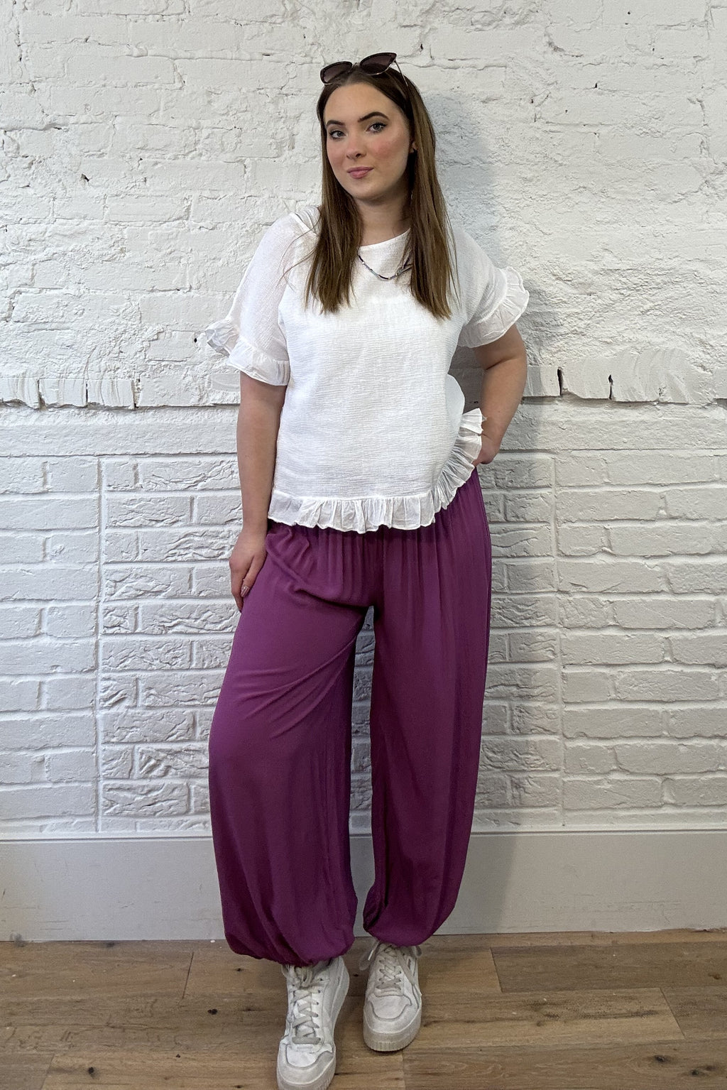 Pantalones harén clásicos (10-20)