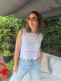 Brianna Lace Detail Top