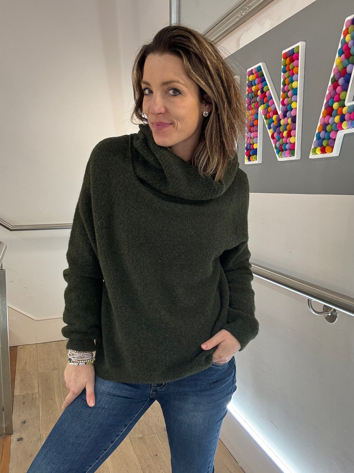 The Alpaca Mix Bardot Jumper