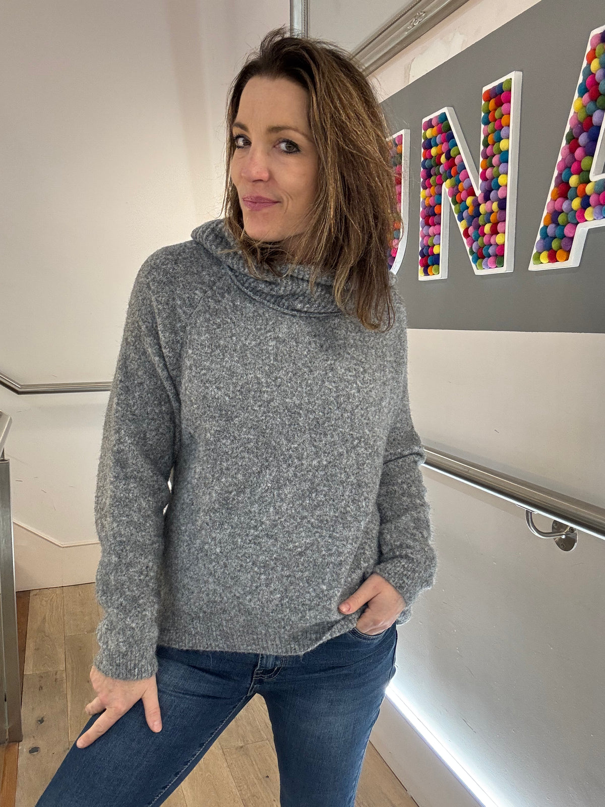 The Alpaca Mix Bardot Jumper