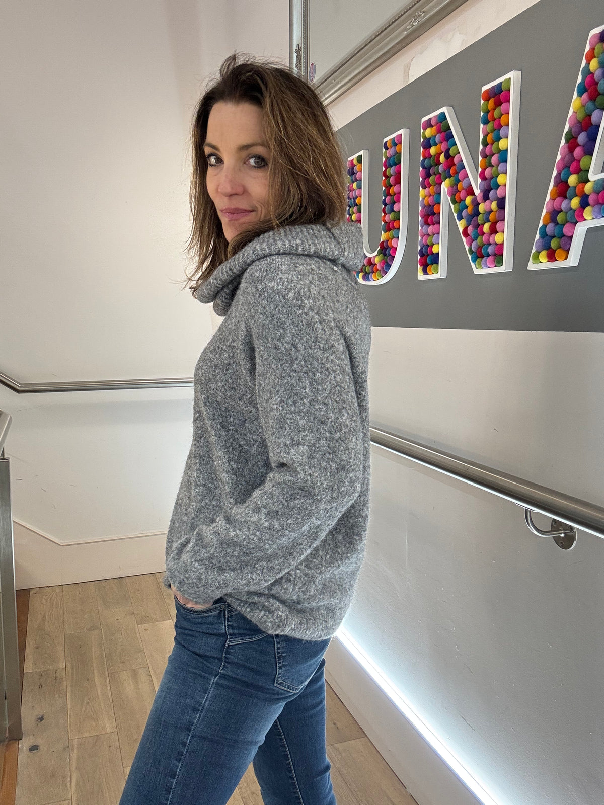 The Alpaca Mix Bardot Jumper