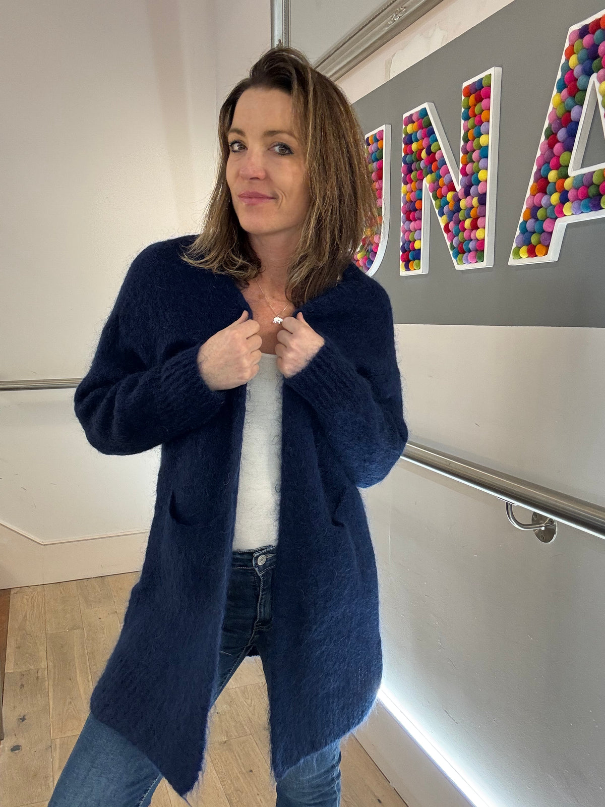 The Emmeline Mohair Blend Cardigan