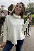 Renata Roll Hem Pocket Knit