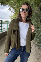 Benedetta Zip Collar Cardigan
