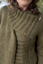 Benedetta Zip Collar Cardigan