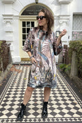 Almasa Bubble Sleeve Dress