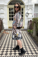 Almasa Bubble Sleeve Dress