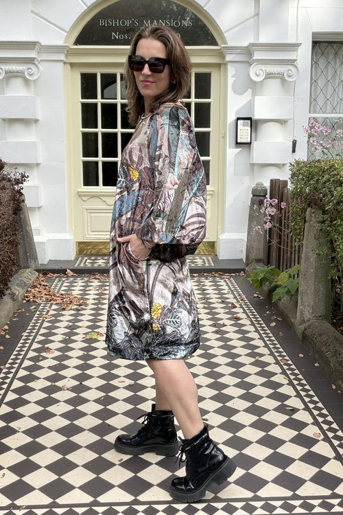 Almasa Bubble Sleeve Dress