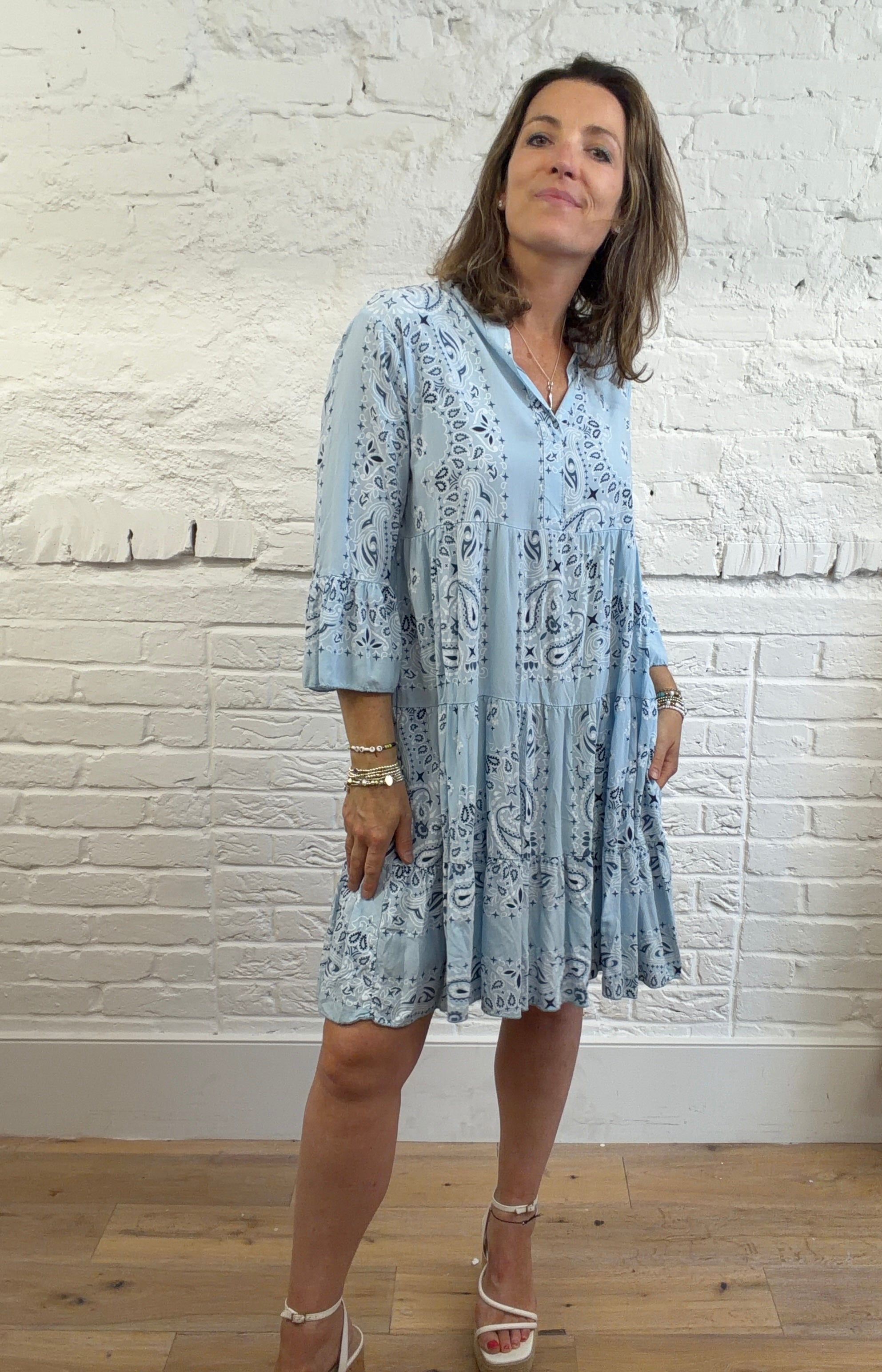 The Winslet Tiered Mini Dress