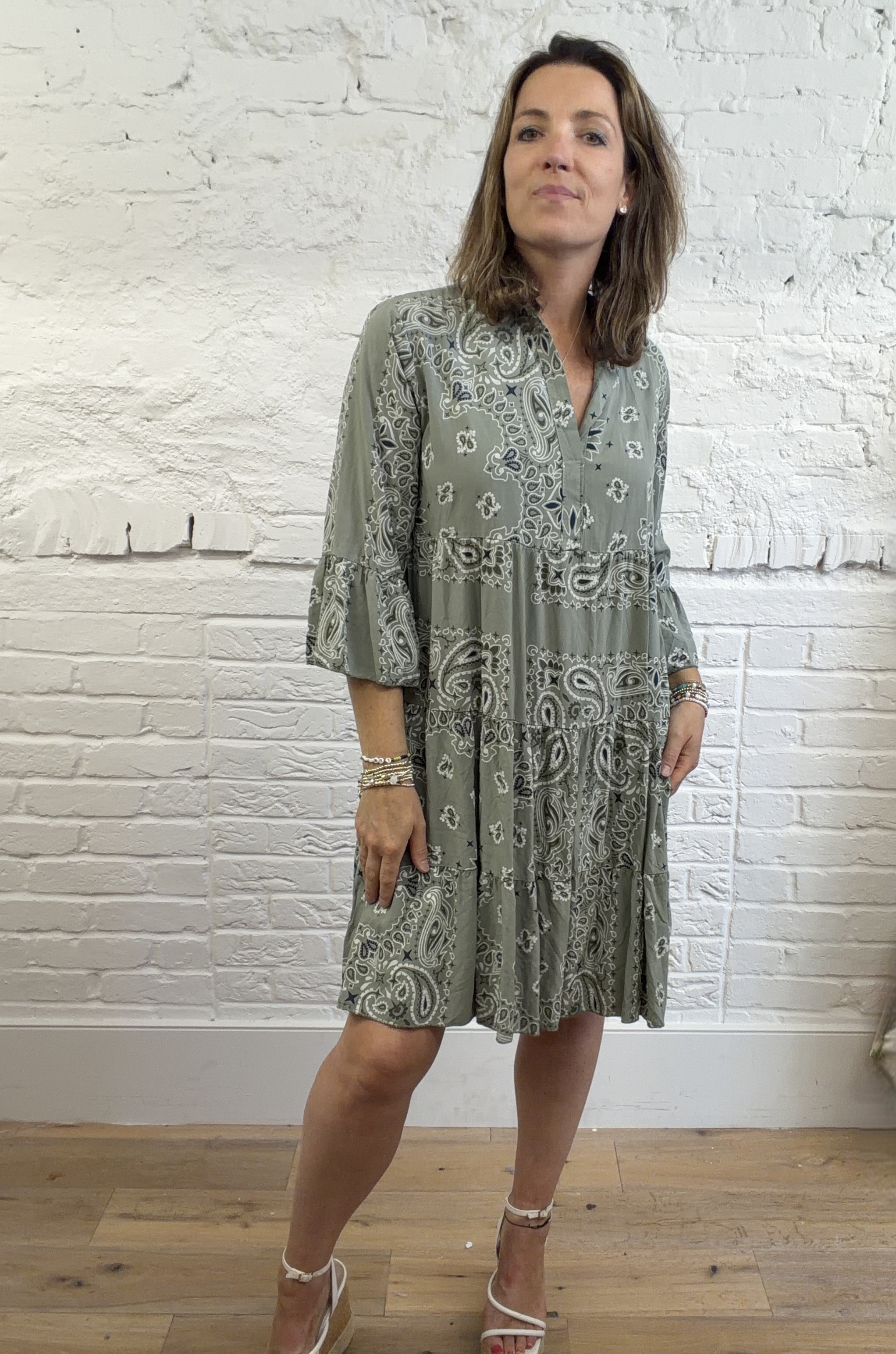 The Winslet Tiered Mini Dress