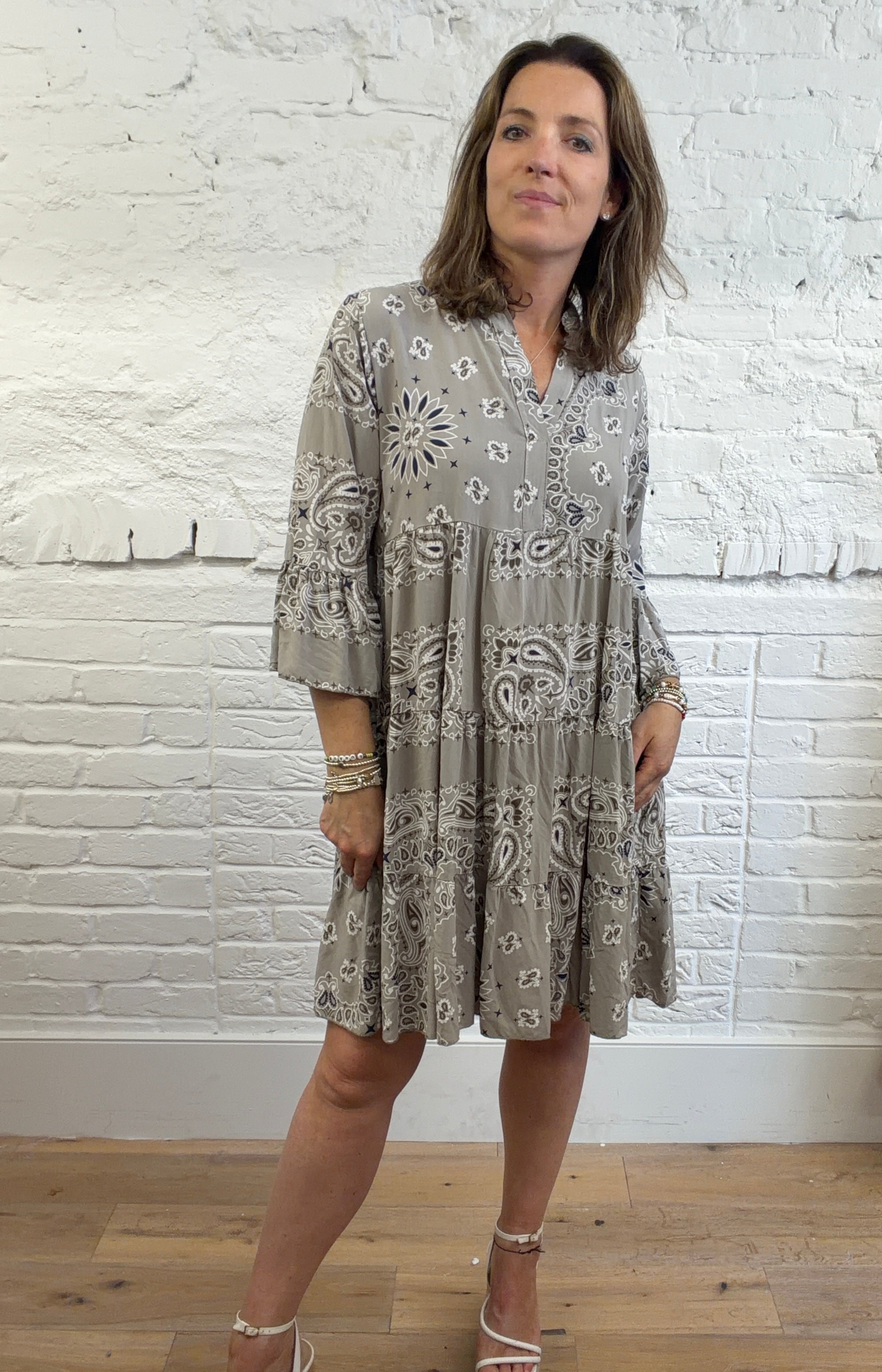 The Winslet Tiered Mini Dress