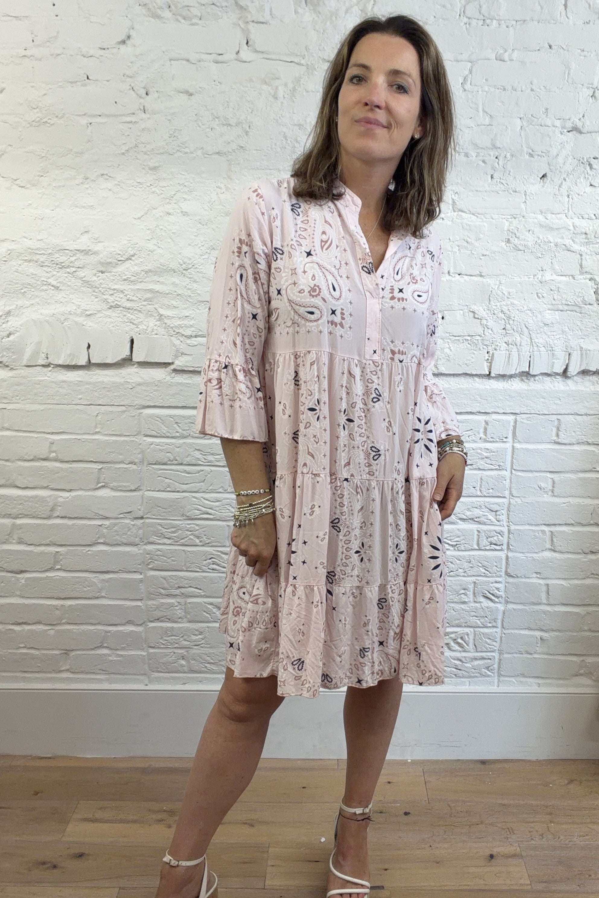 The Winslet Tiered Mini Dress