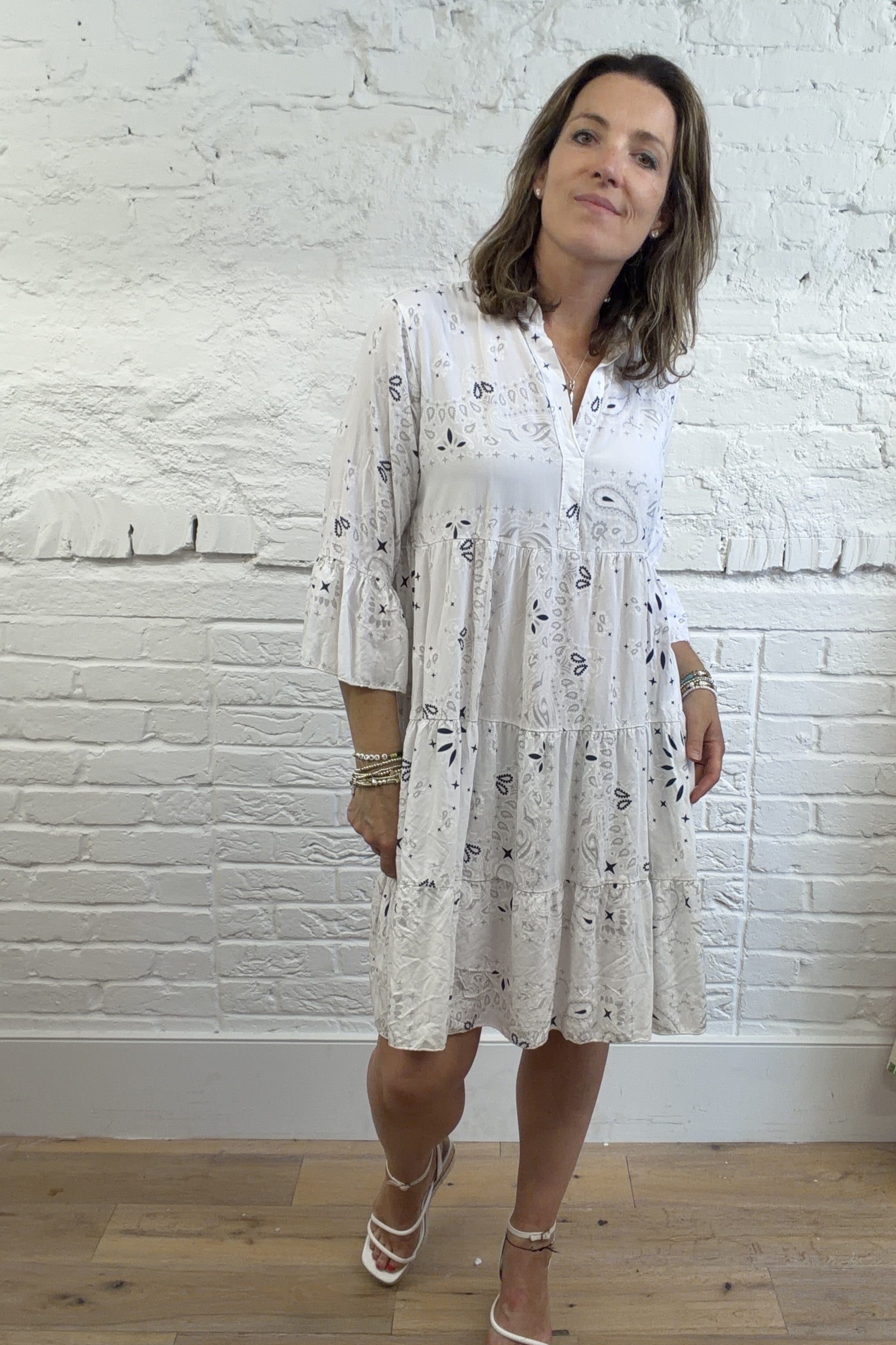 The Winslet Tiered Mini Dress