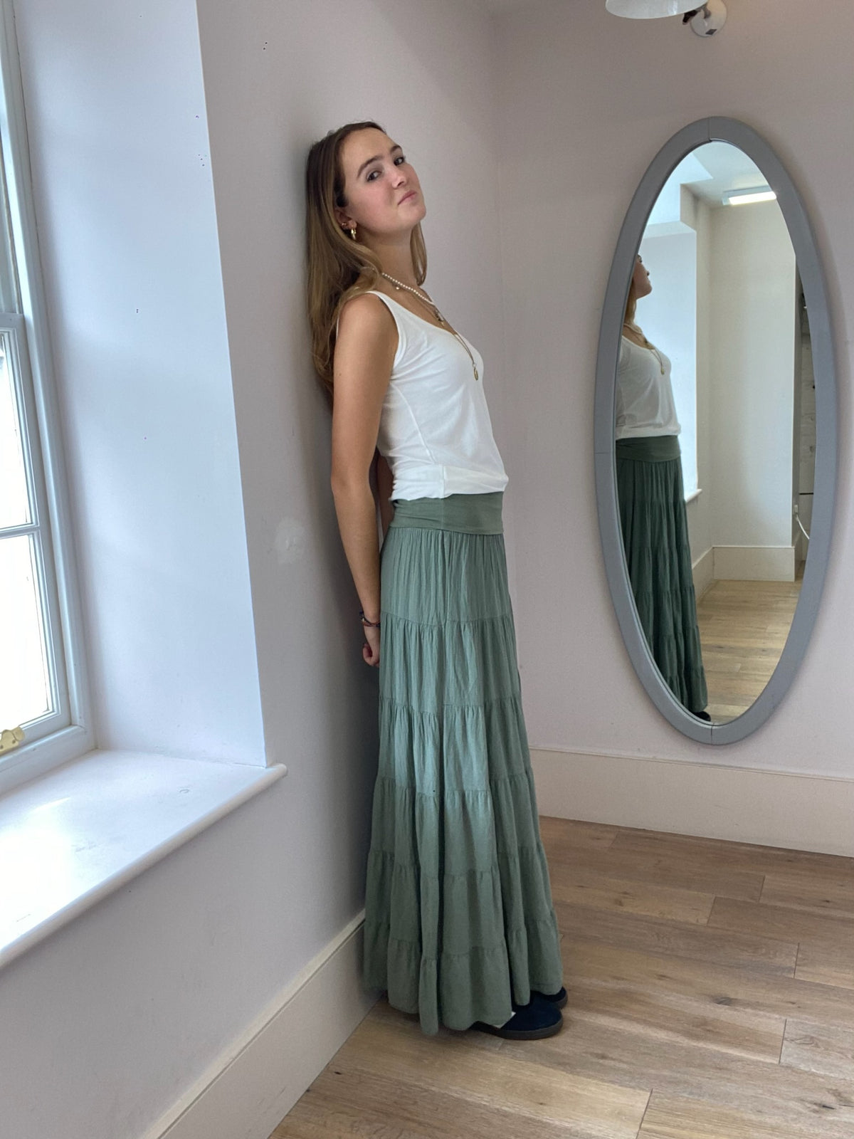 Maxi Skirt With Waistband