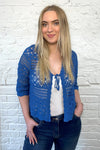 Crochet Tie Cardigan