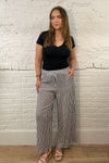 Cleo Striped Wide Leg Trousers