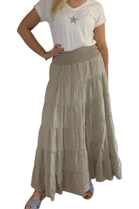 Maxi Skirt With Waistband