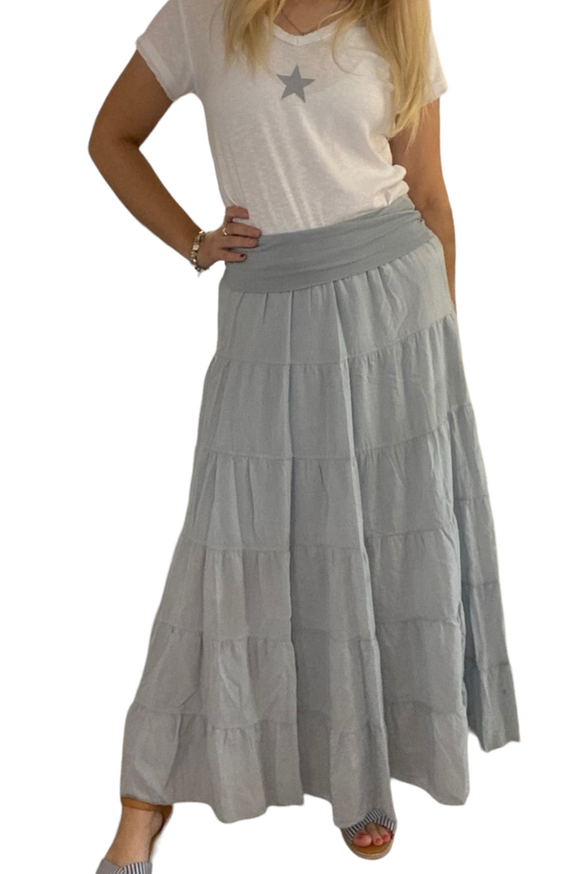 Maxi Skirt With Waistband