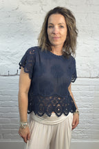 Anica Lace Detail Top