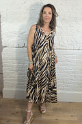 Yara Sleeveless Swing Dress