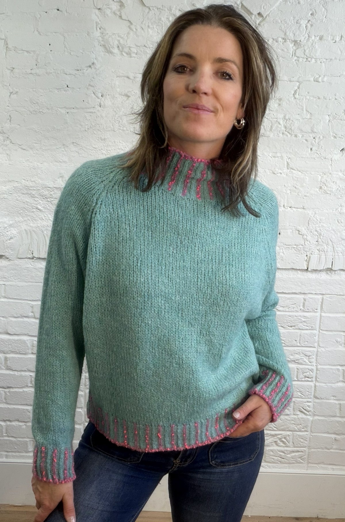 Carlotta Funnel Neck Jumper