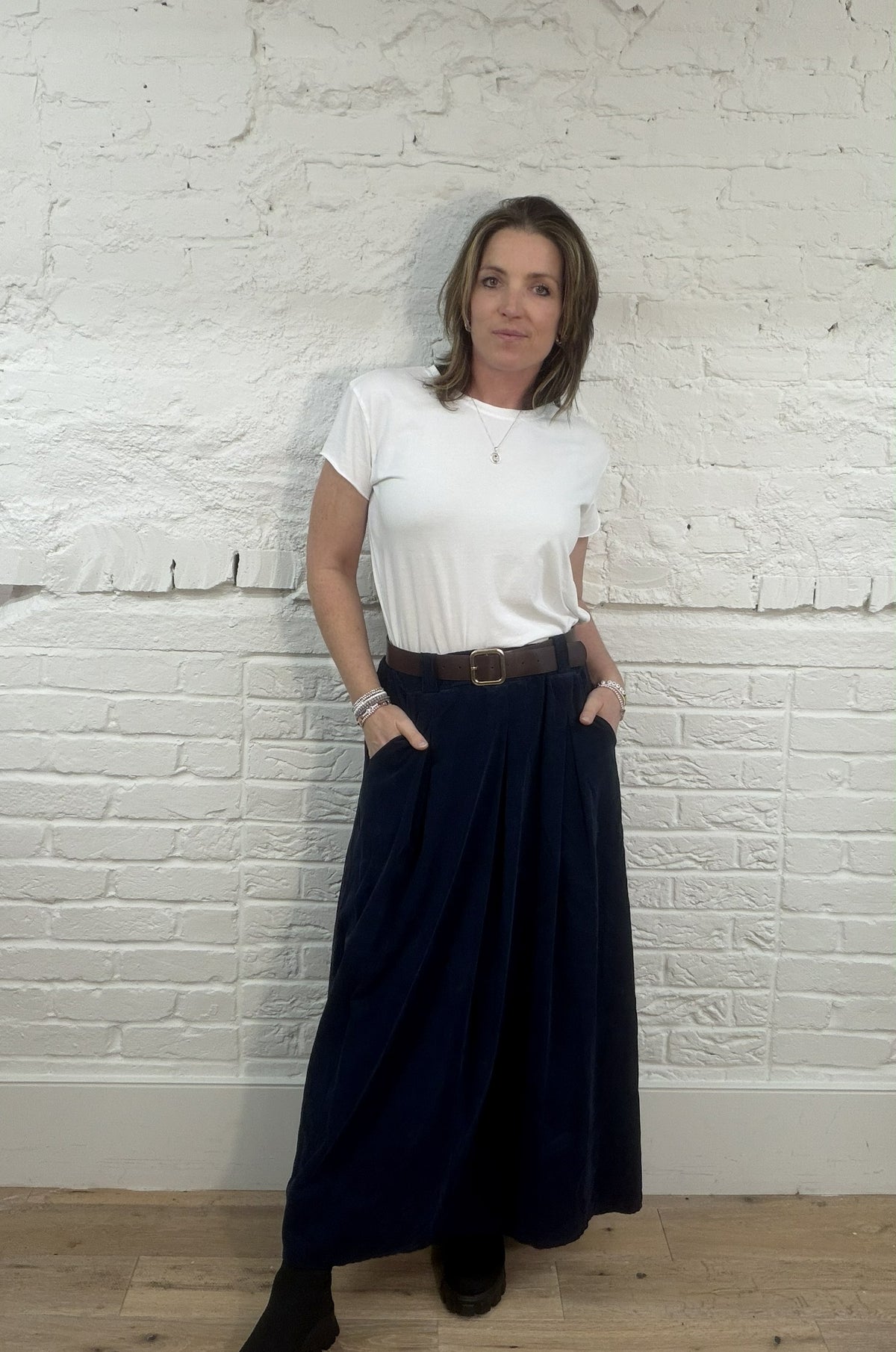 The Suzanne Needlecord Skirt