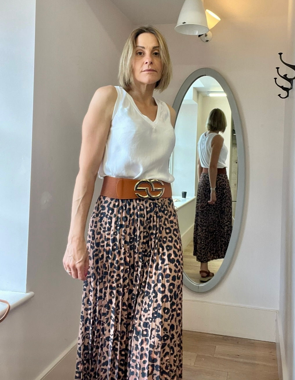 Animal Print Skirt